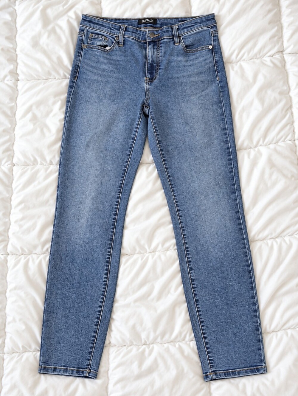 Buffalo David Bitton Molly Light Blue Women's Jeans. Highrise Stretch.
